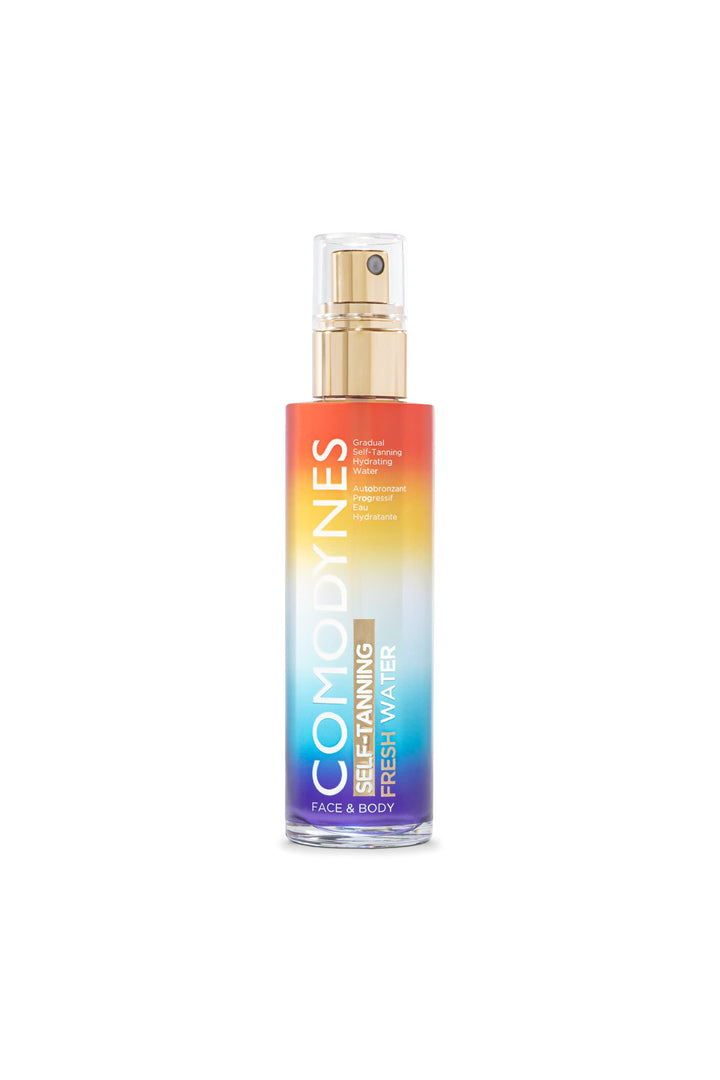 Comodynes Self Tanning Hydrating Water 100ml - Self-Tanning - Suitable for Face and Body -Moisturising Formula for a Refreshing Experience - Vegan - Natural Ingredients - Fresh Scent