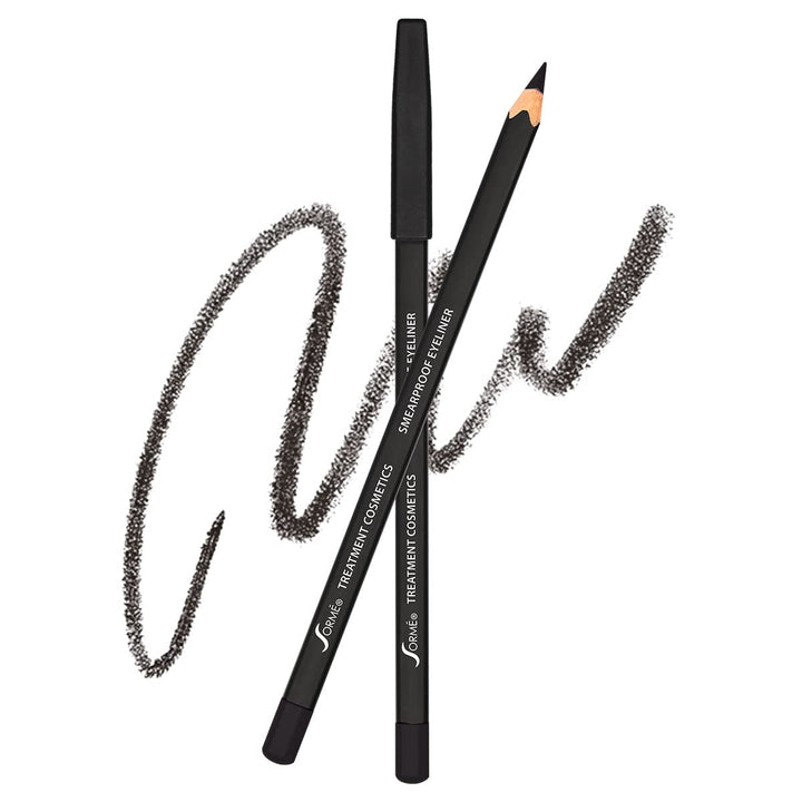 Sorme Cosmetics Waterproof Smear Proof Eyeliner, Black, 0.06 Ounce