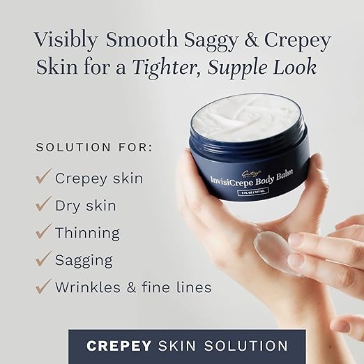 City Beauty InvisiCrepe Body Balm - Skin Firming & Tightening Lotion for a Smoother, Firmer Look | Anti-Aging Firming Body Lotion & Body Cream