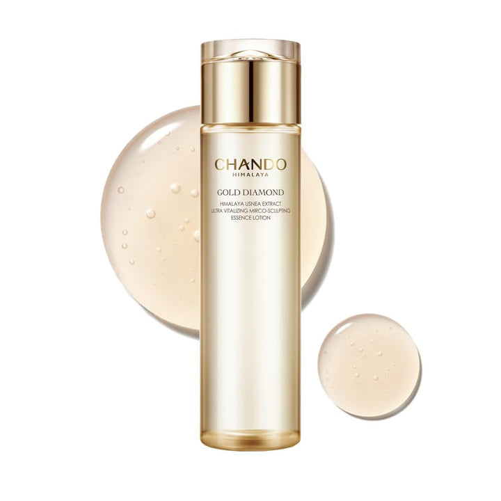 CHANDO Himalaya Gold Diamond Tightening Toner Serum 200ml/6.76oz, Power Repairing Toner, Anti Aging, Plump Skin