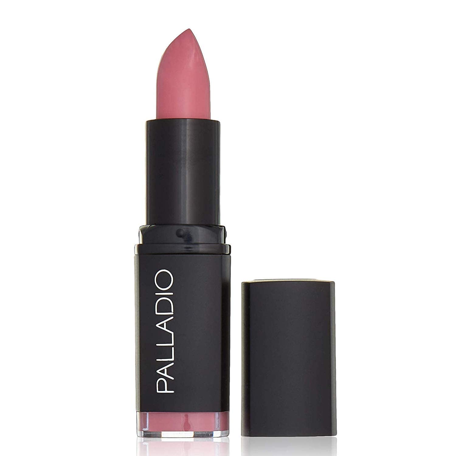 Palladio Beauty Herbal Matte Lipstick, Bella Pink, Creamy and Full Coverage Long Lasting Matte Lipstick, 1 Count (Pack of 1)