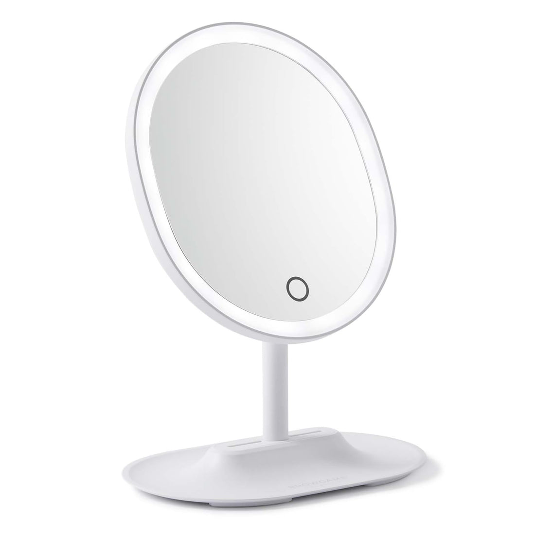 Browgame Original Lighted Makeup Mirror - LED Touch Sensor Mirror; Arrives With 5X Mini Mirror Magnet Accessory - Your New Favorite Vanity Accessory - Bright, Adjustable LED Light Technology - 1 Pc