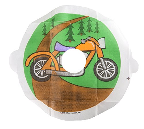 Mom Invented Potty Training Tinkle Targets for Boys - Planes, Trains & Motorcycles