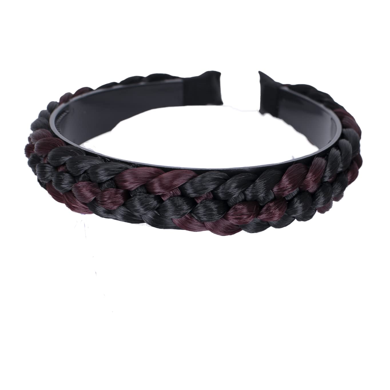 dark mix # 1BH99J HR7 : PRETTYSHOP Hair Band Plaited Braid Headband Hairpiece dark mix # 1BH99J HR7