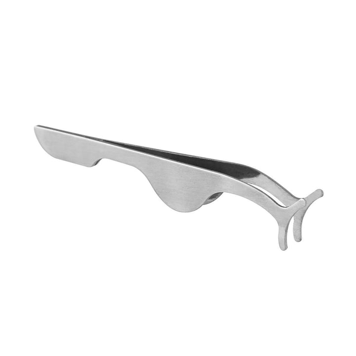 Tinksky Professional False Eyelashes Extension Applicator Remover Clip Tweezers Nipper (Silver)