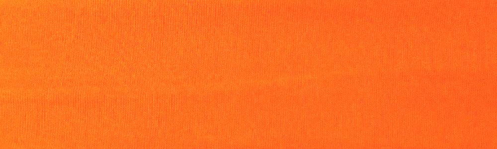 Kenz Laurenz Soft and Stretchy Elastic Cotton Headbands, Pack of 12 -Neon Orange