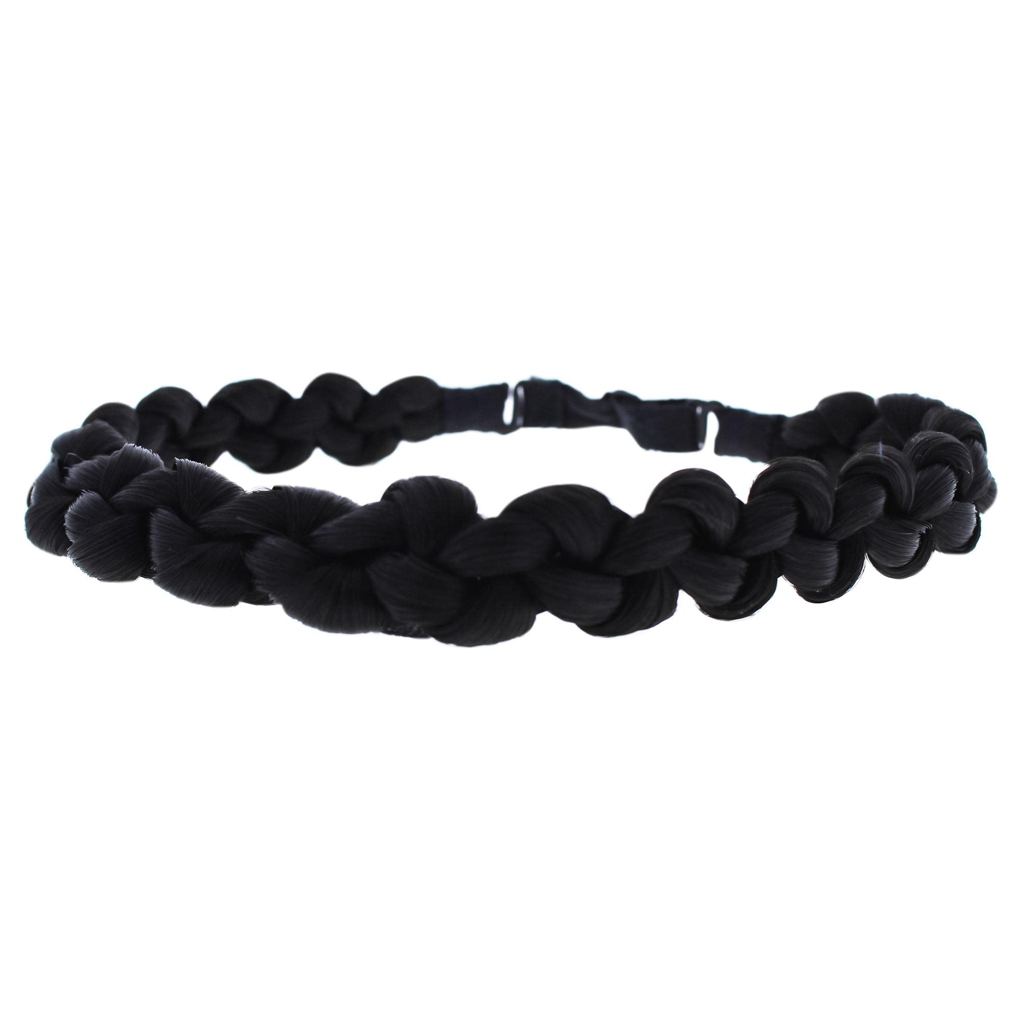 Hairdo Pop Thick Braid Headband - R2 Ebony for Women - 1 Pc Hair Headband