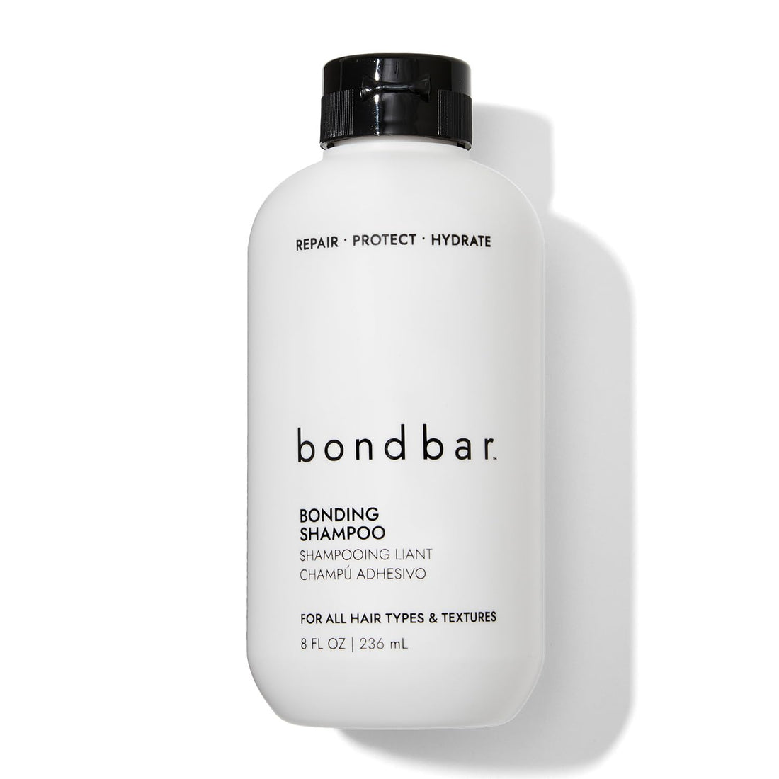 Bondbar Repairing Shampoo, Protects, Strengthens & Hydrates All Hair Types & Textures, Prevents Flyaways & Frizz, Adds Moisture& Shine, Vegan, CrueltyFree, 8 Fl. Oz.