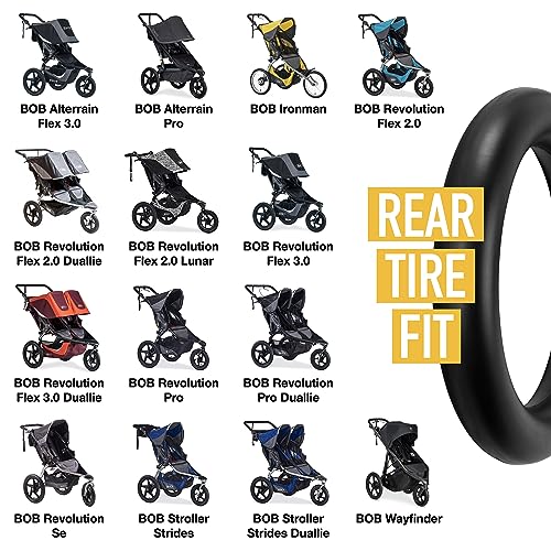 ZOZOZO BOB Stroller Tire Tube Replacement 16x1.75 Rear Inner Tube for Wayfinder, Alterrain, Revolution Flex/Pro/SE, Strides, Ironman & Duallie Joggers – Durable, Easy to Install & Leak-Resistant