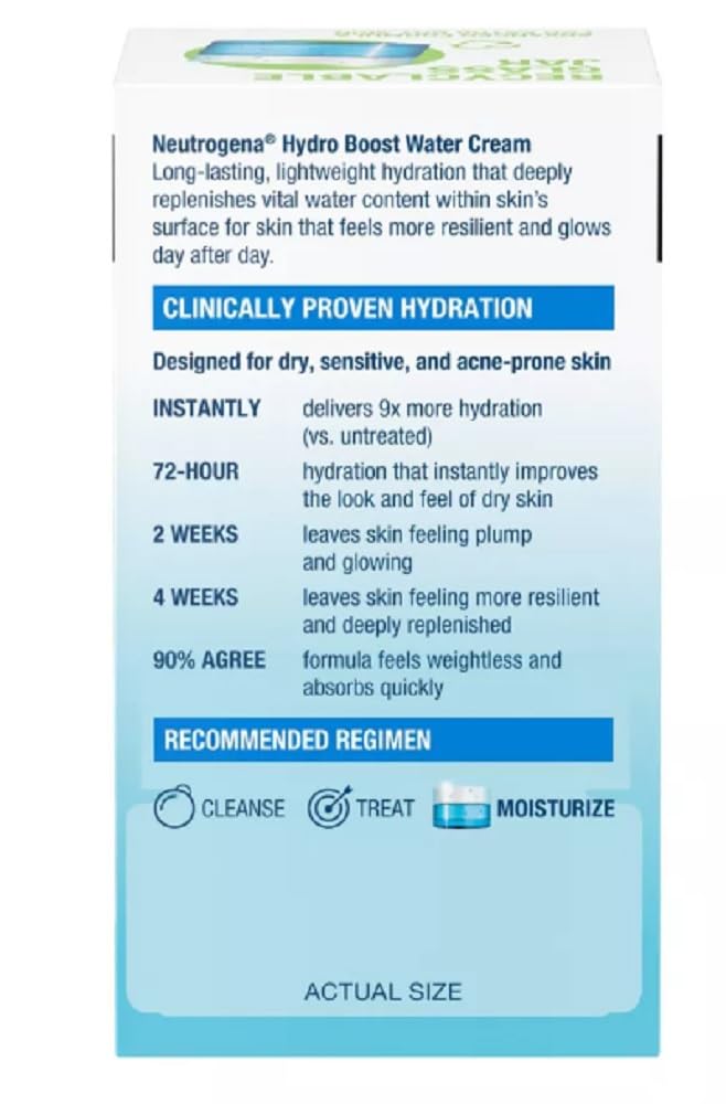 Neutrogena Hydro Boost Water Face Cream - Fragrance Free - 0.5oz