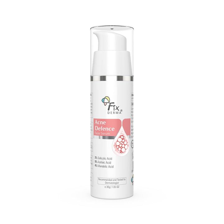 Fixderma 2% Salicylic Acid Serum for Anti Acne & Spot Treatment with 5% Azelaic Acid & 4% Mandelic Acid | Anti Acne Face Serum | Face Serum for Men & Women | Face Serum for Oily Skin - 30g