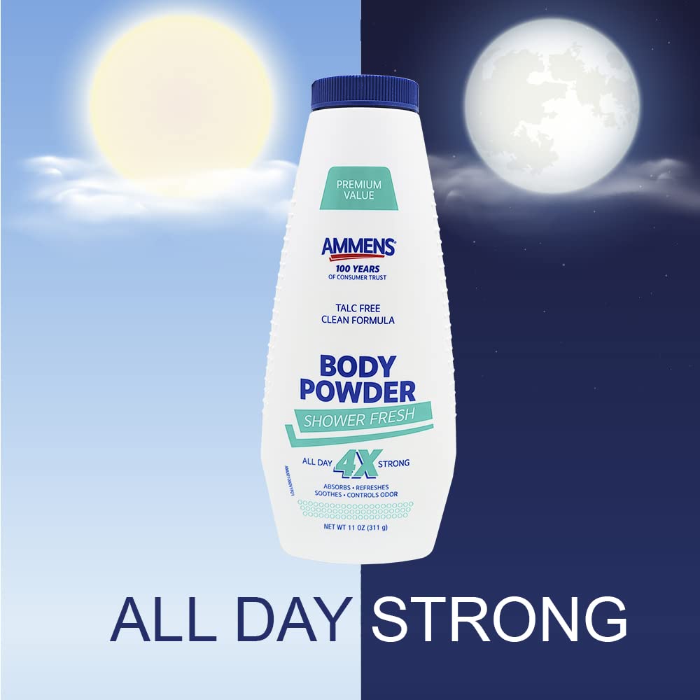 Ammens Medicated Deodorant Powder Shower Fresh 11OZ