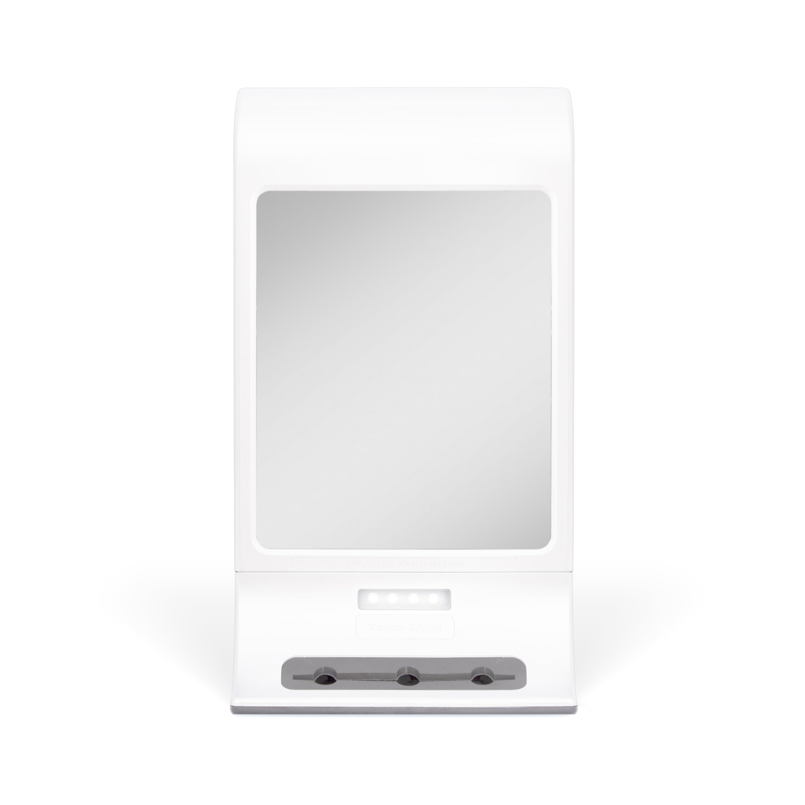 Zadro Fogless LED Lighted Touch Water Mirror, White