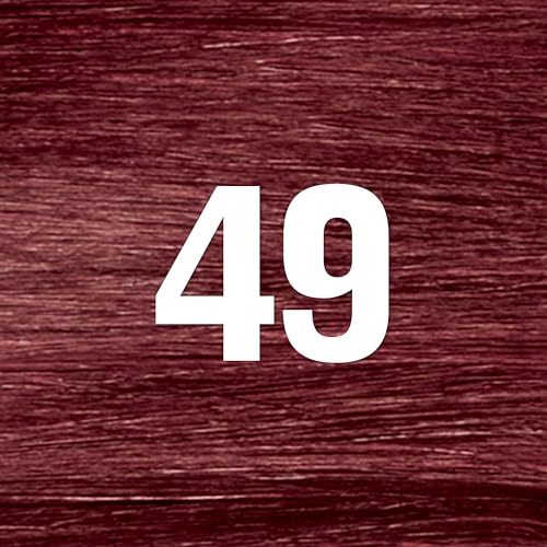 Revlon ColorSilk with Bond Repair Complex, Auburn Permanent Hair Color, 100% Gray Coverage, Ammonia Free Hair Dye, Vegan Keratin, 49 Auburn Brown (Pack of 3)