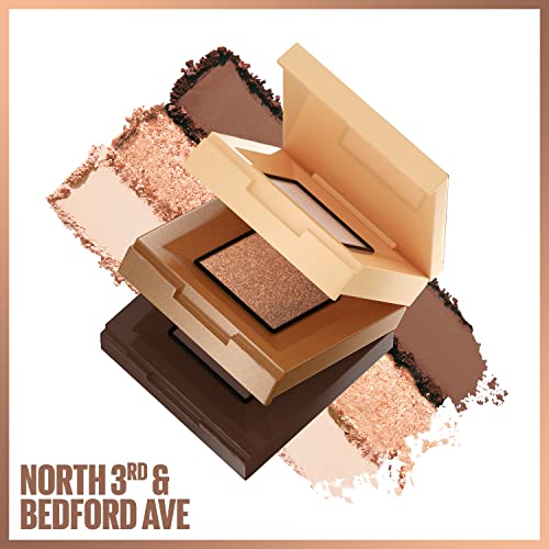 Maybelline New York Shadow Blocks Shadow Blocks Eyeshadow Palette, Stacked Eye Shadow Trio, North 3rd & Bedford Ave, 0.08 oz
