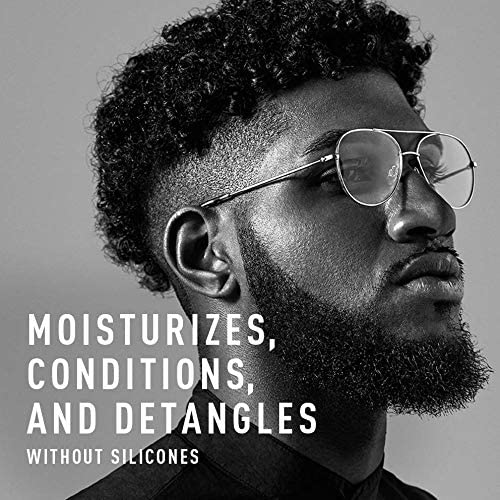 Bevel Hair Conditioner for Men with Coconut Oil and Shea Butter, Sulfate Free Conditioner for Textured Hair, Moisturizes, Conditions and Detangles Hair, 12 Oz (Packaging May Vary)