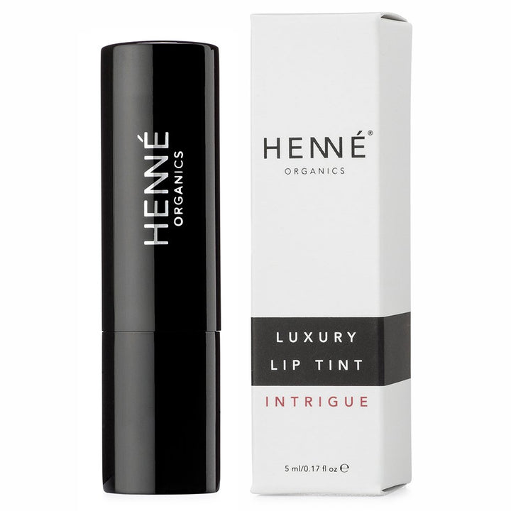 Henn Organics Luxury Lip Tint - All Natural Moisturizing - Sheer Stain With Buildable Color - INTRIGUE
