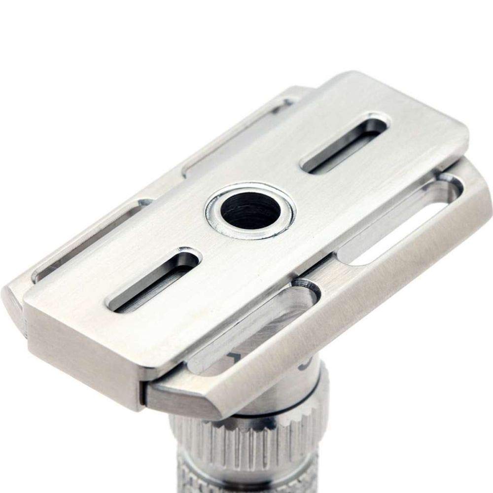 Rex Supply Company, Ambassador Adjustable 100% Stainless Steel Double Edge Safety Razor - Made in the USA