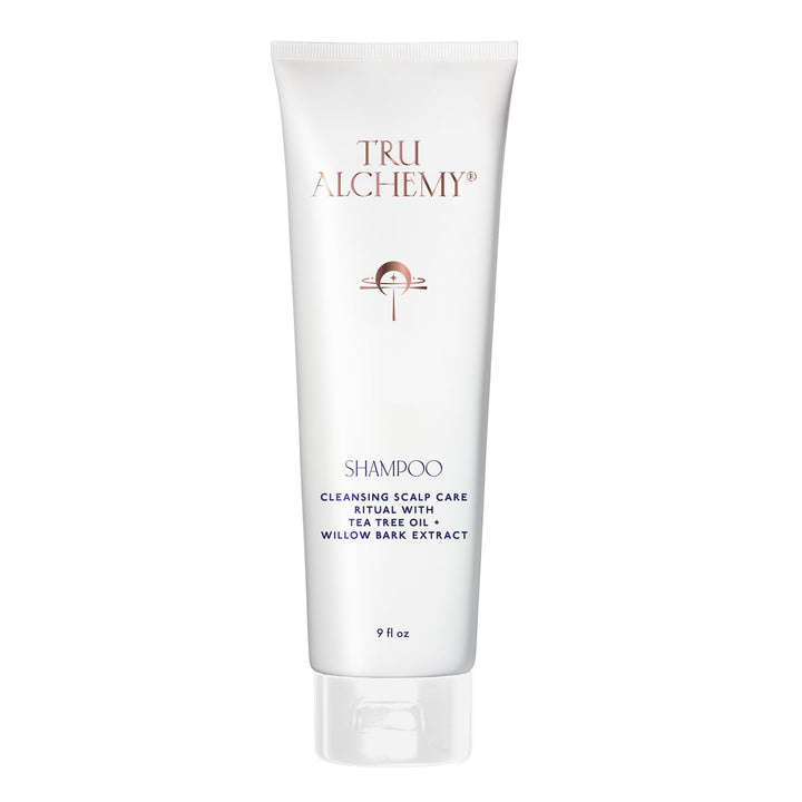 Tru Alchemy Shampoo for Growth, Volume & Scalp Health | Naturally-Derived with Tea Tree & Peppermint Oil plus Keratin & Saw Palmetto | Sulfate & Paraben Free | 9 Fl Oz.