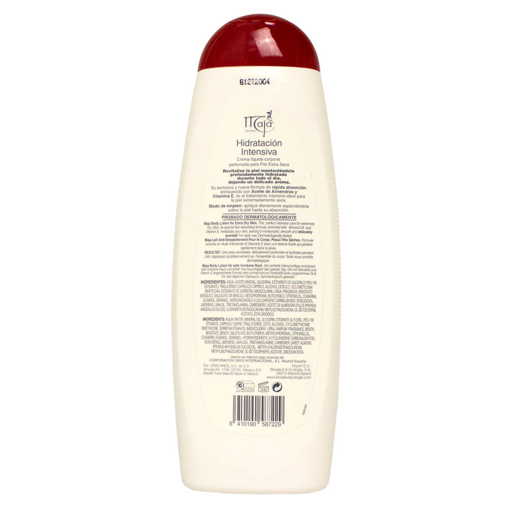 Maja Gift Set (Bath Gel 13.5 Oz. & Body Lotion 13.5 Oz.) With Free Loofah-Borla Y Estuche Regalo