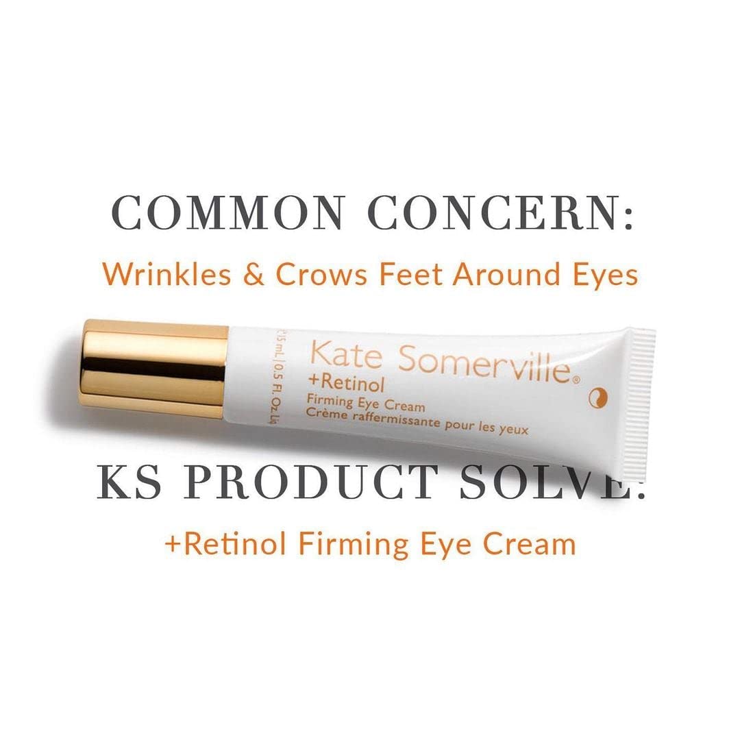 Kate Somerville +Retinol Firming Eye Cream - Eye Wrinkle Cream - Retinol Eye Cream (0.5 Fl. Oz)