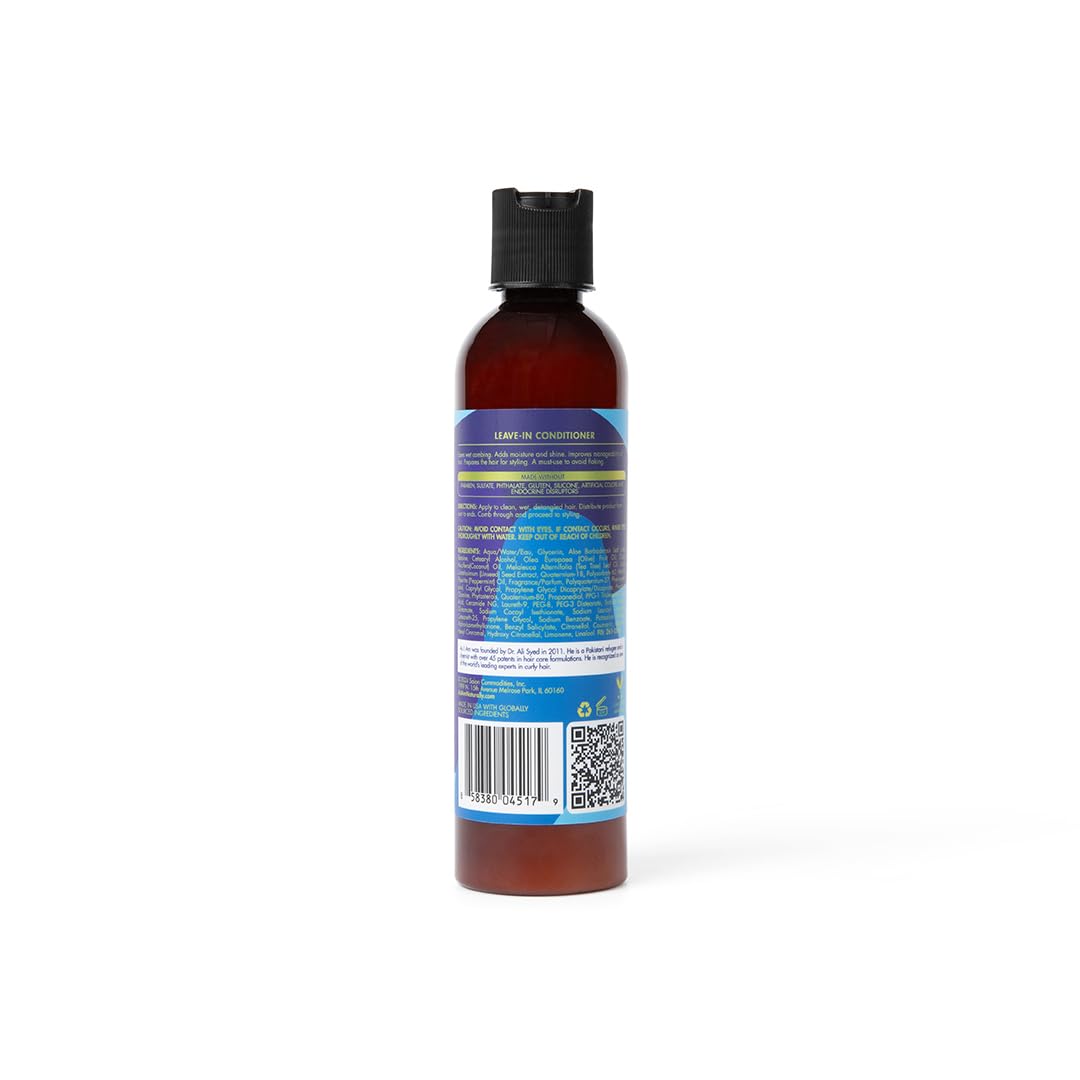 As I Am Dry & Itchy Scalp Care Leave In Conditioner - 8 ounce - Enriched with Olive oil, Tea Tree Oil and Peppermint Oil