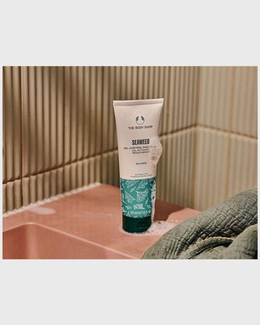 The Body Shop Seaweed Gel Cleanser, For Oily and Combination Skin, Vegan, 125ml