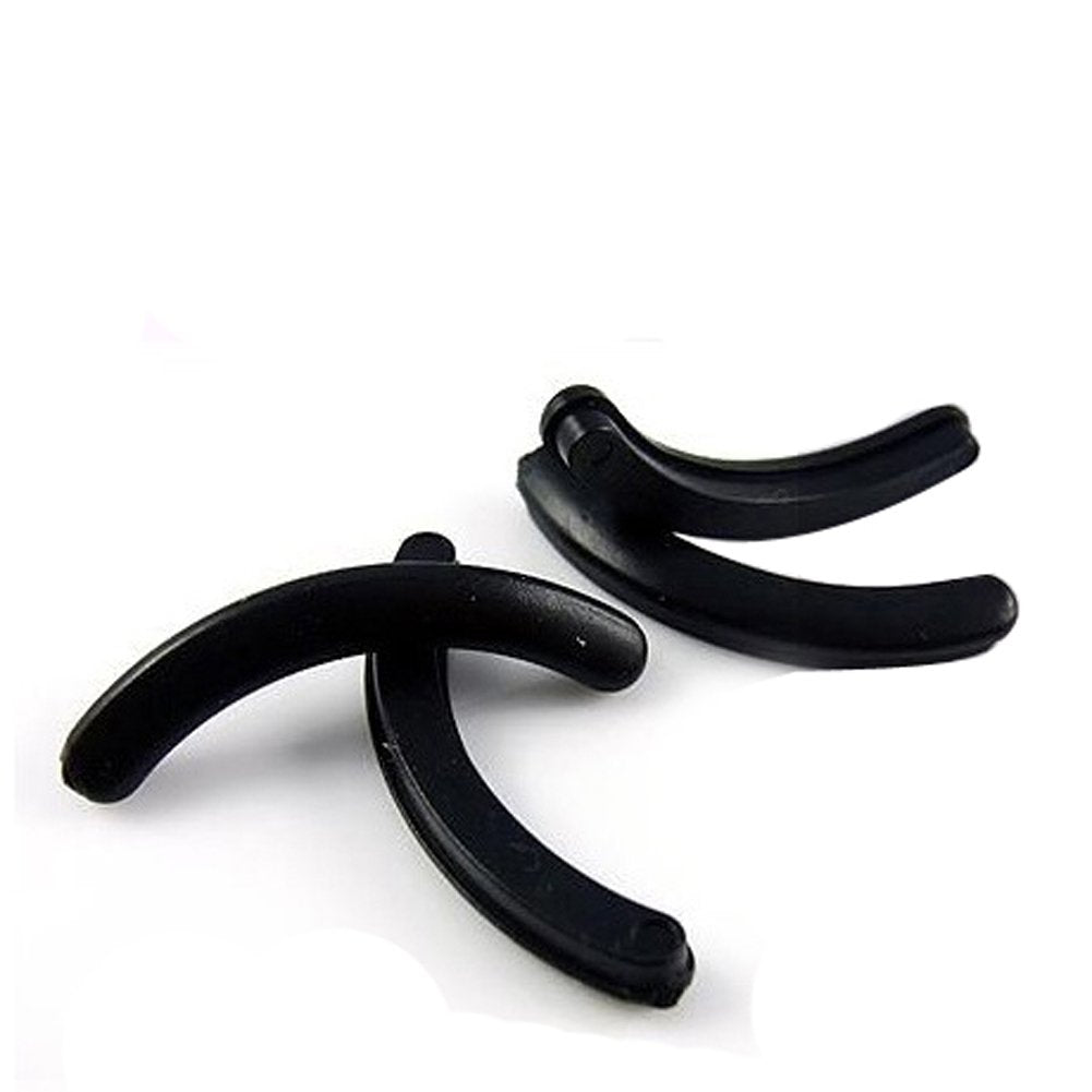 Black(5PCS) : 5PCS/18PCS Silicone Replacement Cushion Eyelash Curler Rubber Refills Pad Makeup Tool for Most Eyelash Curler (Black(5PCS))