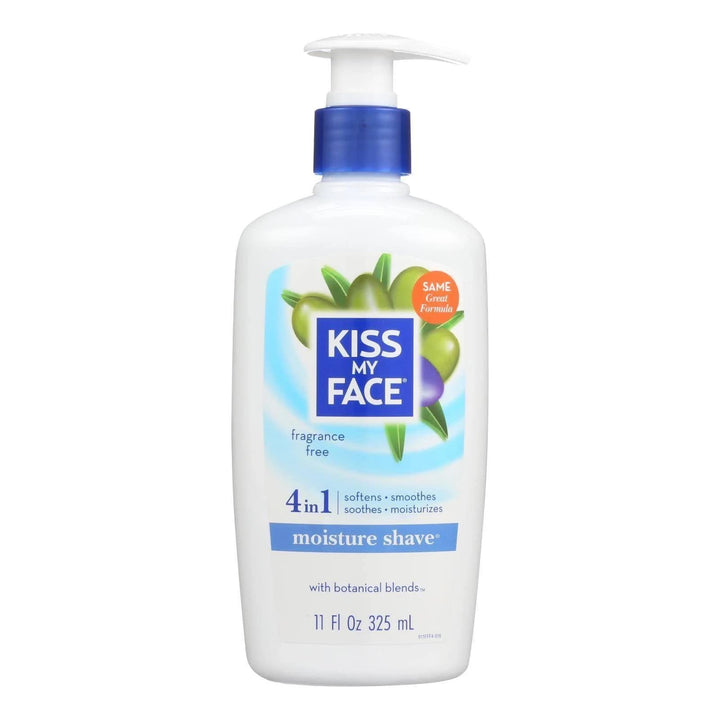 Kiss My Face Moisture Shave, Fragrance Free, 11 oz