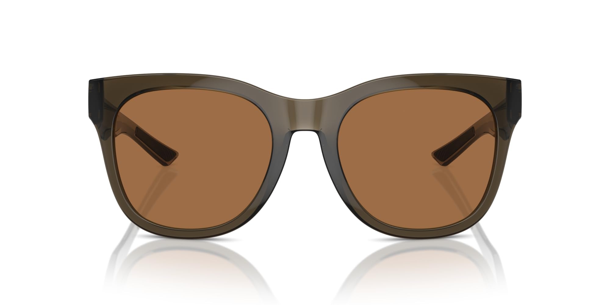 Native Eyewear Women's Tiaga Square Sunglasses, Smokey Quartz/Brown Polarized, 55 mm