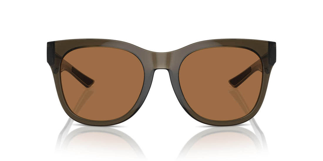 Native Eyewear Women's Tiaga Square Sunglasses, Smokey Quartz/Brown Polarized, 55 mm