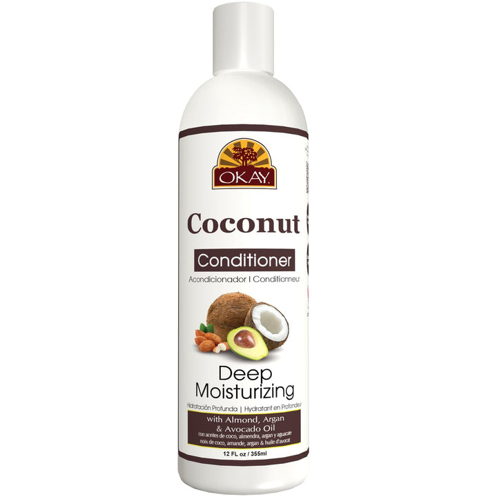 Okay Coconut Oil Deep Moisturizing Conditioner, 12 Ounce by Okay