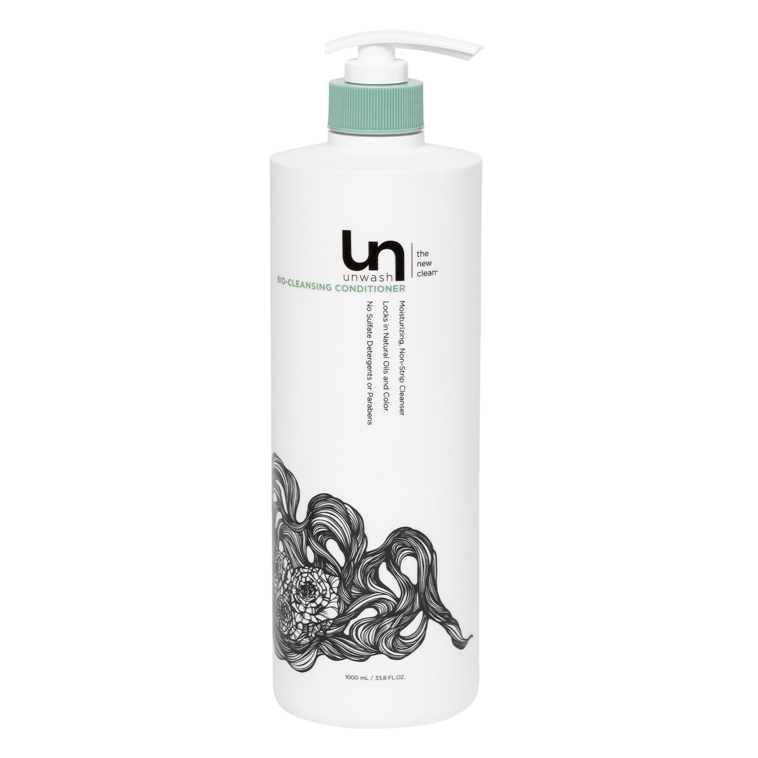 unwash Unwash Bio-Cleansing Conditioner Hair Cleanser: Co-Wash Cleansing & Conditioning, 33.8 oz
