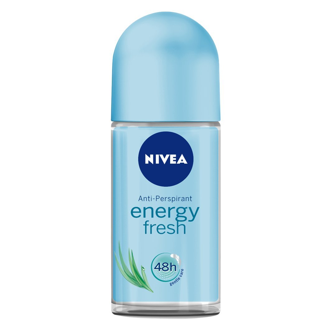 Nivea Unisex Energy Fresh Deodorant Roll On, 1.7 Fluid Ounce