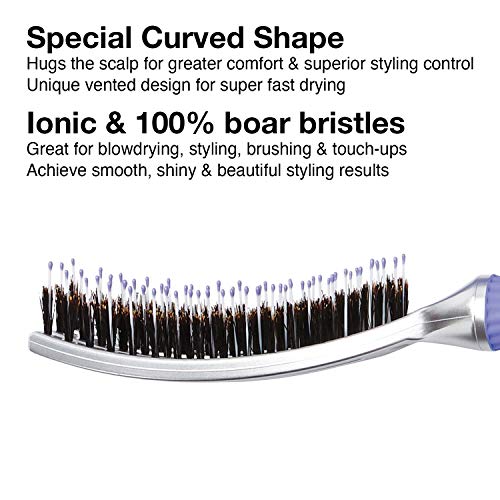Olivia Garden Fingerbrush Paddle Combo Small Fbco Pt
