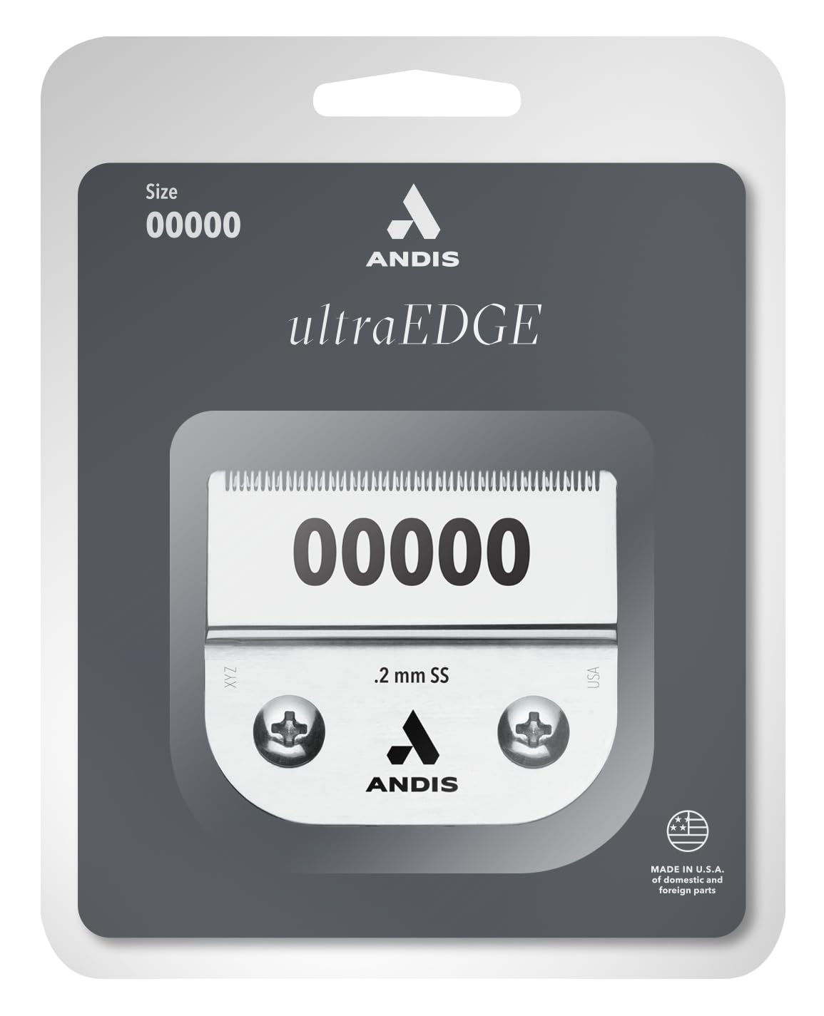 Andis Ultraedge Blade, Carbon, Size 00000 (64740)