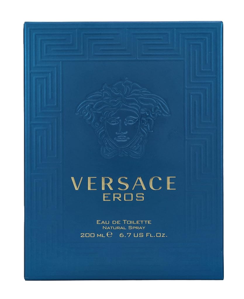 Versace Eros Eau De Toilette, 200Ml for Men