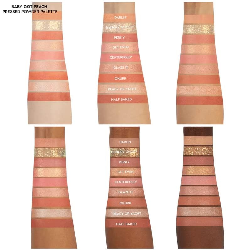 Colourpop Baby Got Peach Shadow Palette - 9 Pan Eyeshadow Palette Full Size, No Box