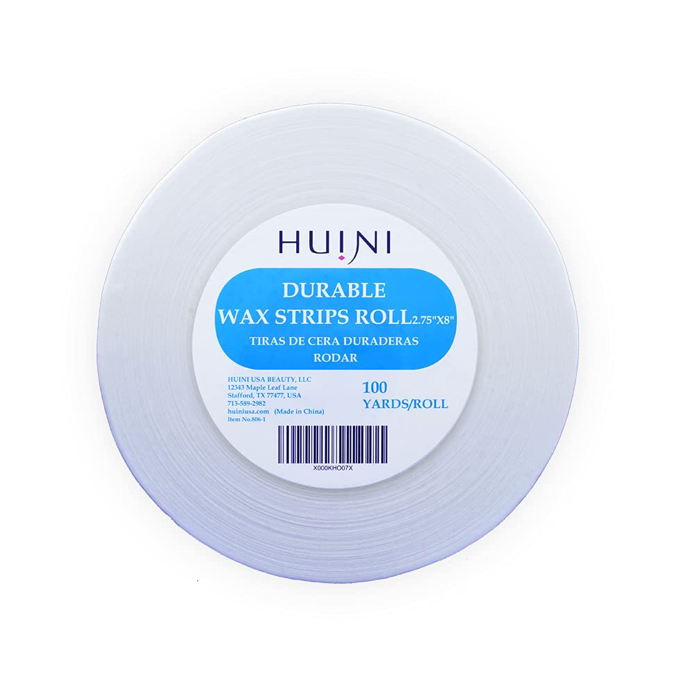 Huini 100 Yards Hair Removal Depilatory Nonwoven Epilator Wax Strip Paper Waxing Roll