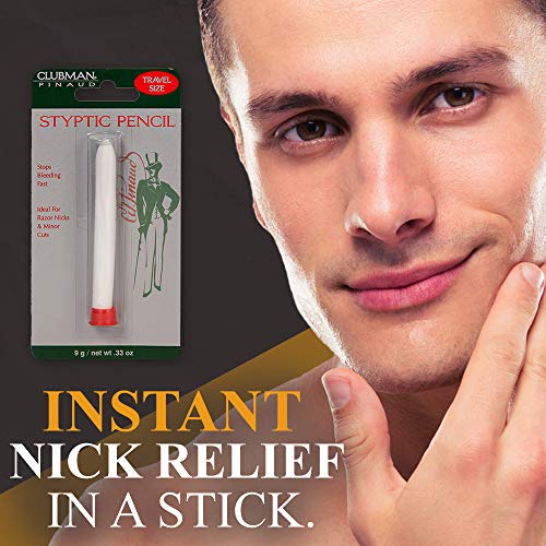 Clubman Pinaud Styptic Pencil for Nick Relief - 0.33 oz, 6 pack