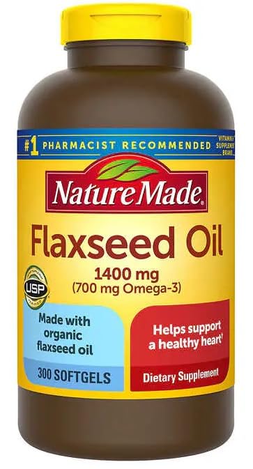 OProCyn Na ture Made Flaxseed Oil 1400 mg, 300 Softgels