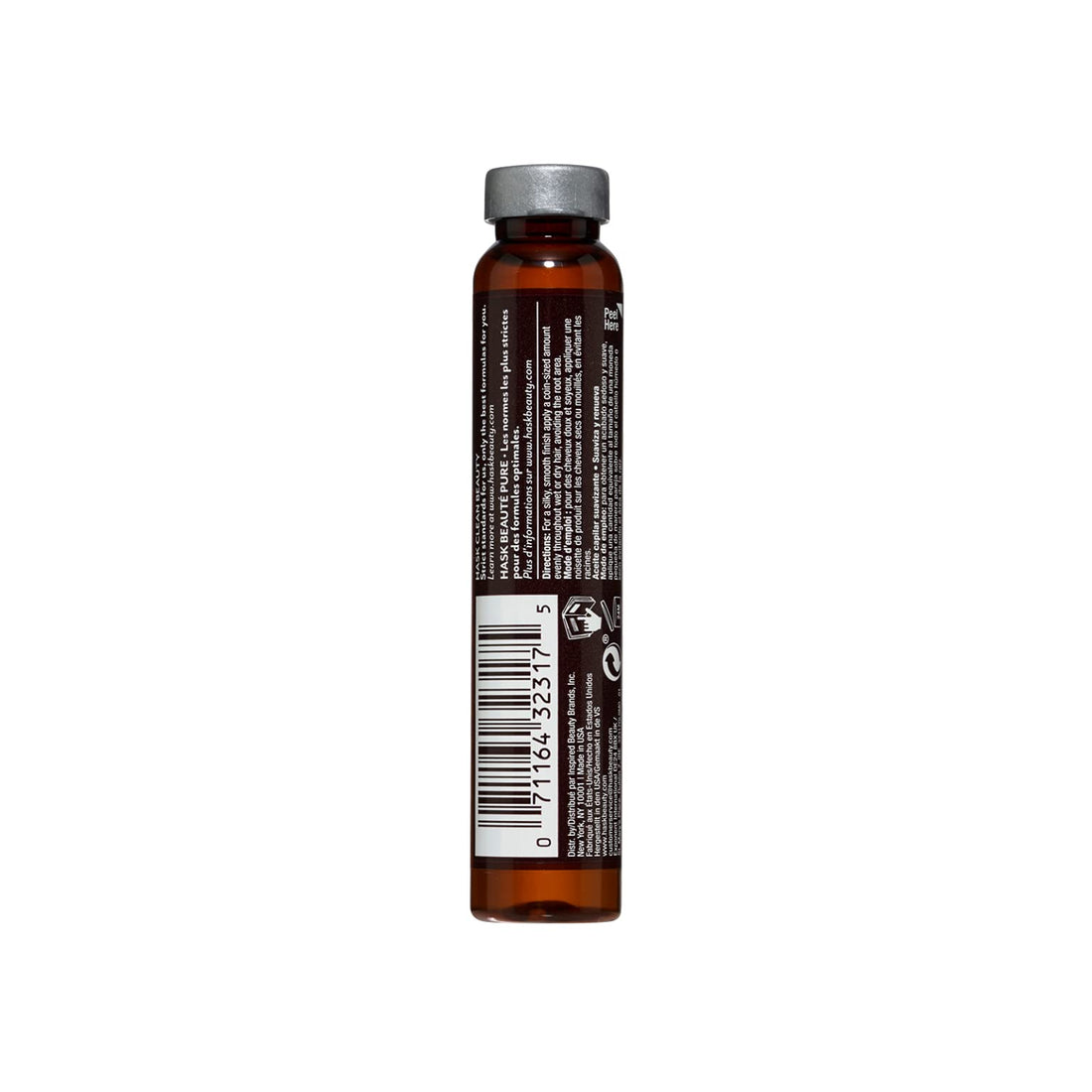 Hask Smoothing Keratin Protein Hair Oil Serum - 18 ml | Provides Shine & Reduce Frizz | Free of parabens & alcohol
