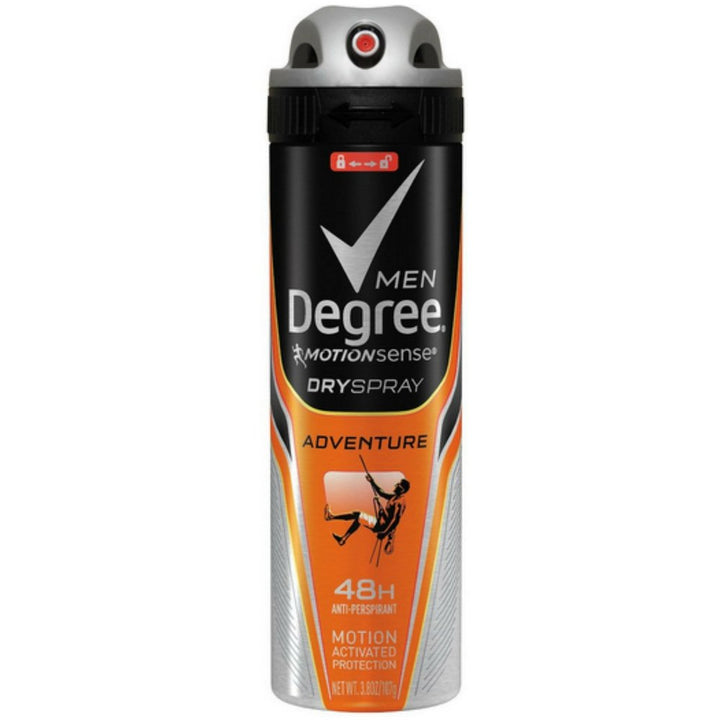 Degree Male Apa Adventure Size 3.8z Degree Male Antiperspirant Adrenaline Adventure 3.8z : Pack of 4