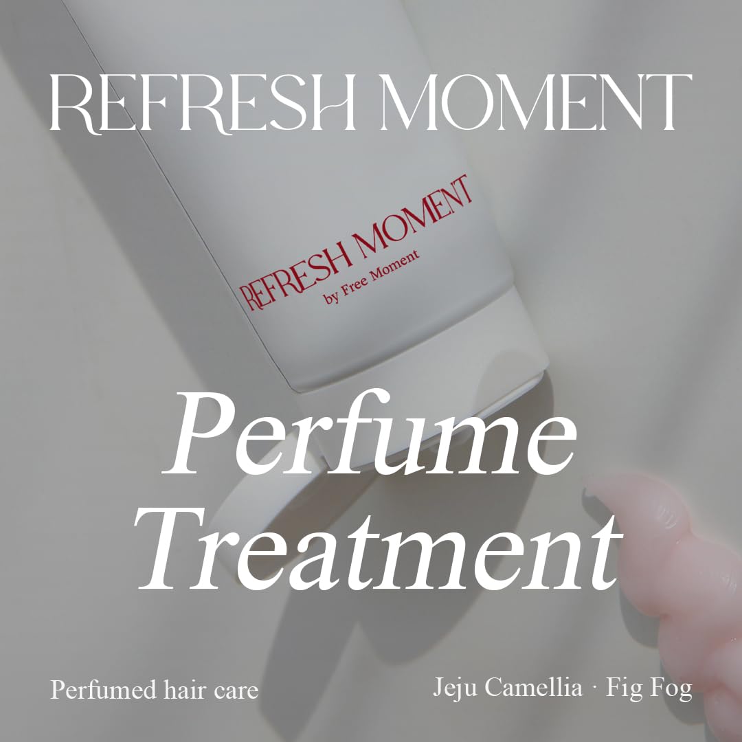 FREEMOMENT Refresh Moment Perfume Hair Treatment (02 Fig Fog) | Moisturize and Soften Hair | Vegan Conditioner for Oily Hair | Non-Greasy Formula | Fruity-Woody Fragrance | 5.07 fl. oz