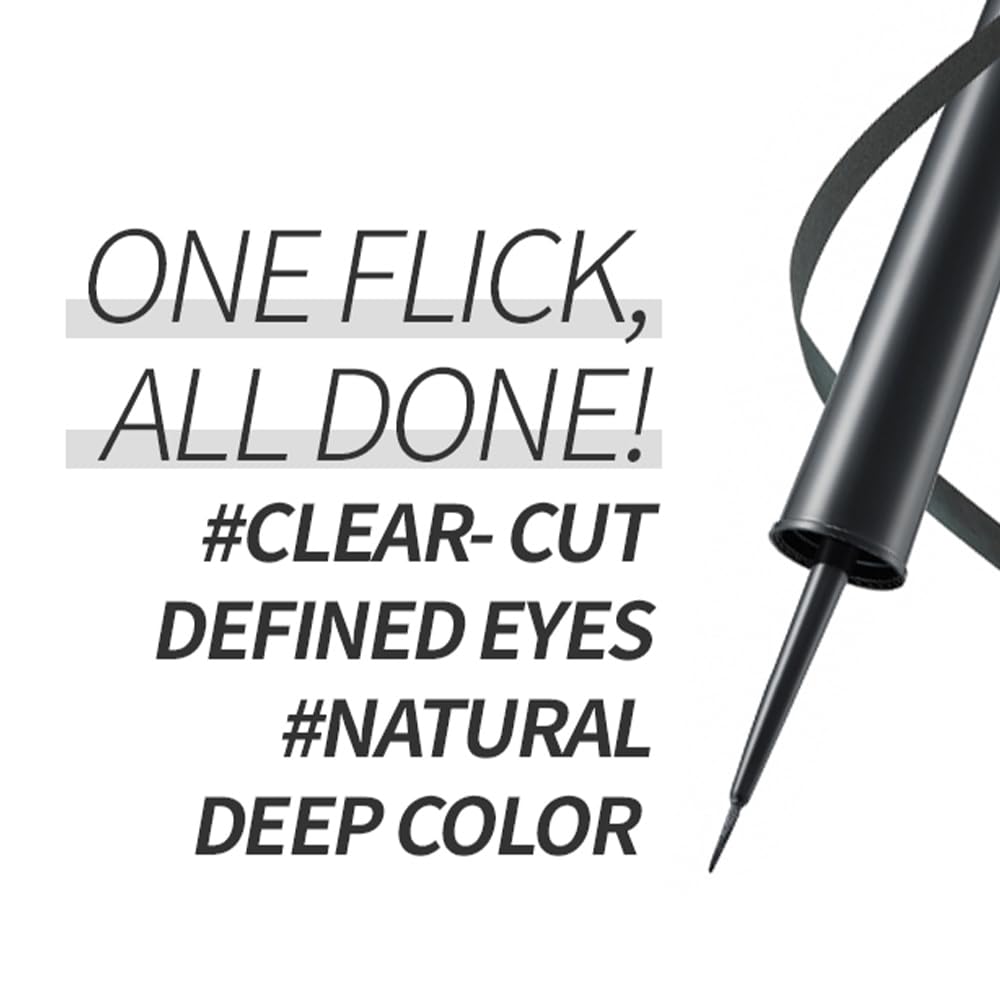 ETUDE OH M'EYE LINE NEW - Waterproof, Smudgeproof & Long lasting|Quick Drying Eye Liner|Easy & Precise Application|Lasts Up To 10 Hours|Korean Makeup| Gray,5ml
