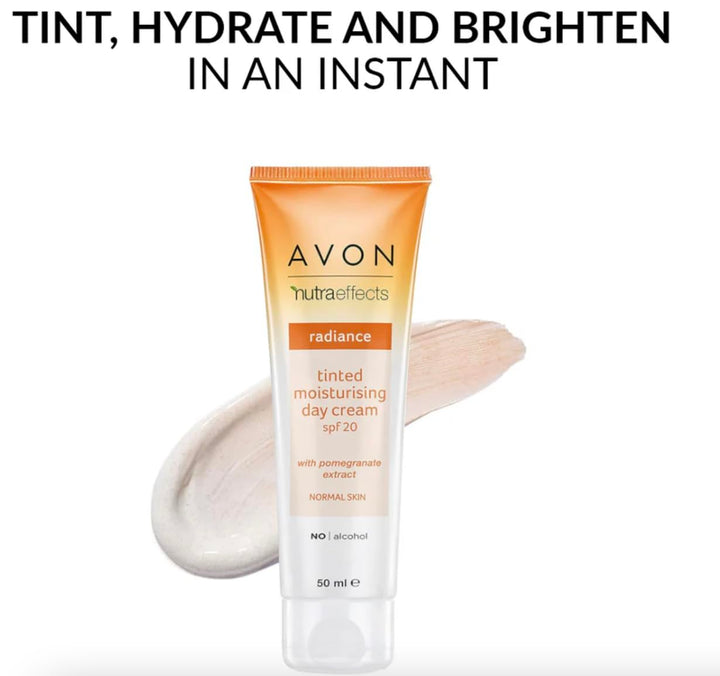 AVON Nutra Effects Radiance Tinted Moisturising Day Cream SPF20 1.69 fl.oz