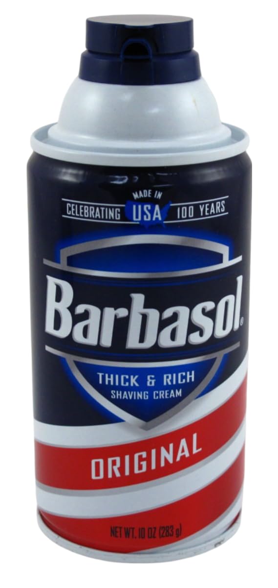 Barbasol Beard Buster Shaving Cream, Thick & Rich, Original - 10 oz. (Pack of 3)