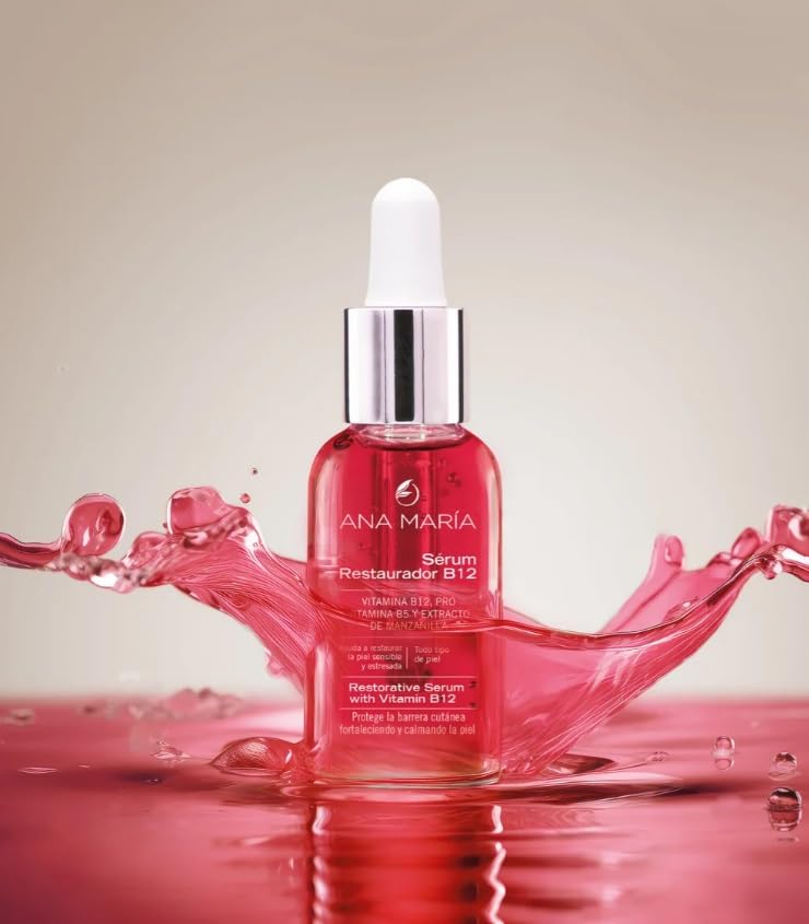 ANA MARIA Suero Facial Restaurador B12 | Facial Serum Restorer B12 1.02oz-30ml