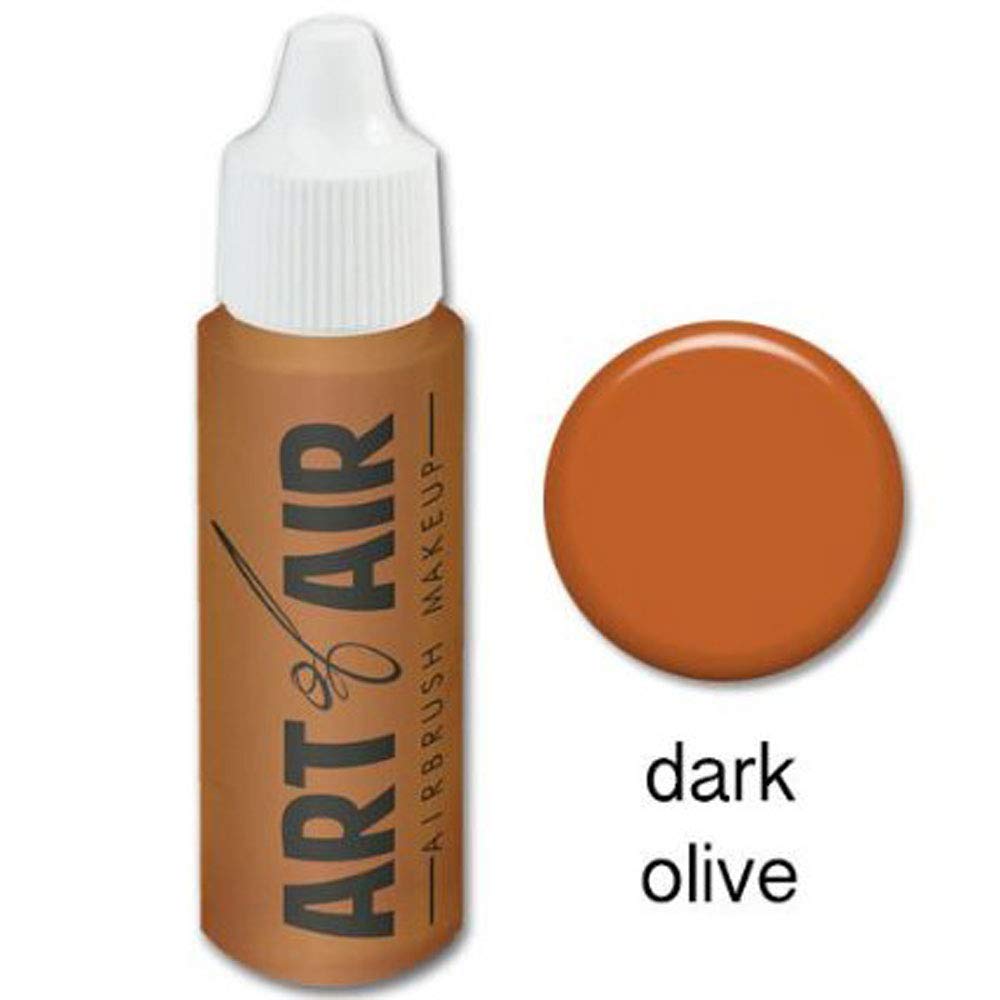 Art of Air 4pc TAN Complexion Professional Airbrush Cosmetic Makeup Set 1/2 oz bottles