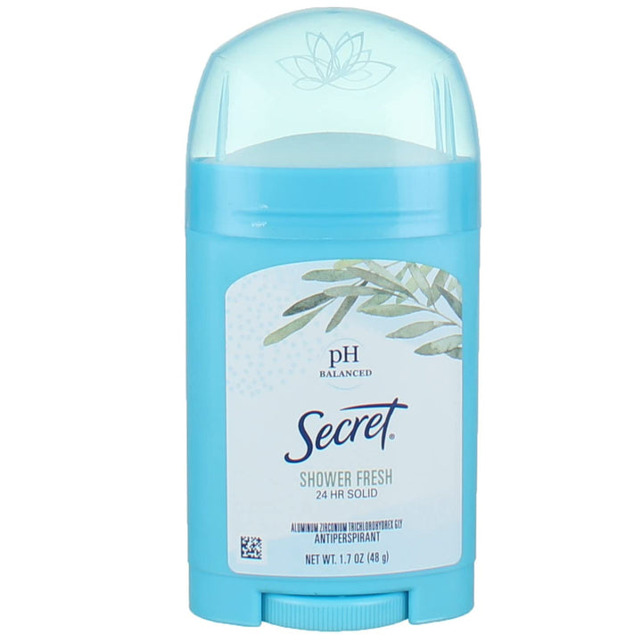 Secret Anti-Perspirant Deodorant Solid Shower Fresh - 1.7 oz, Pack of 3